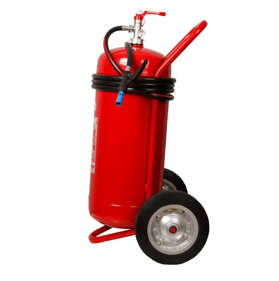 50 kg Seyyar Tip Tekerlekli Yangın Söndürme Cihazı
