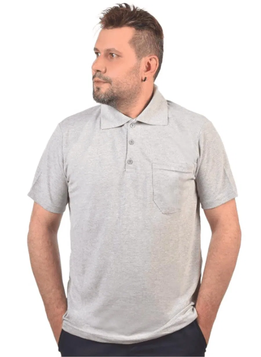 Yakalı Süprem 30/1 Pamuk Penye Kumaş Unisex thumbnail 2