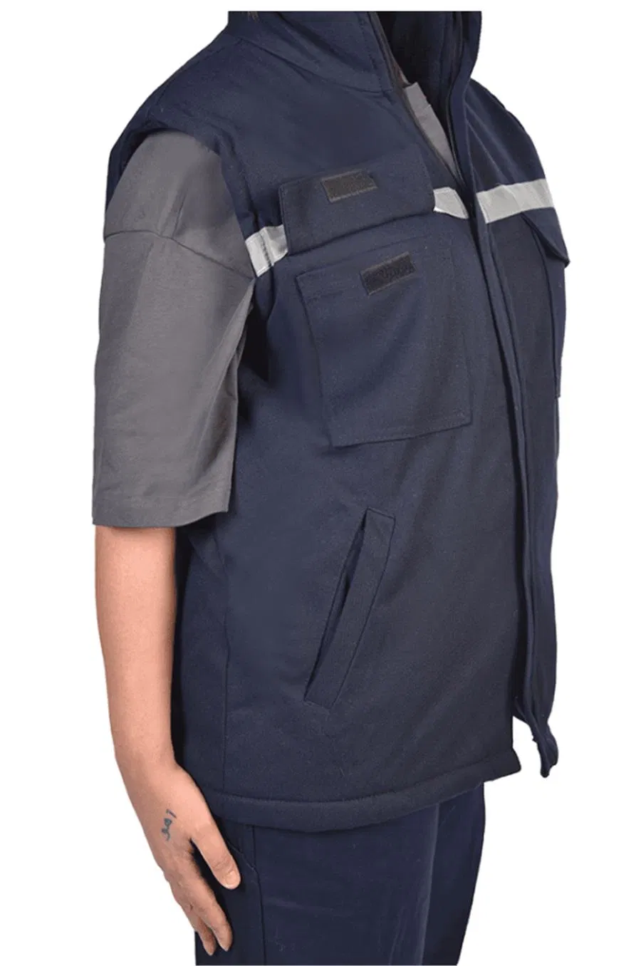 Polar İçli Gabardin Yelek Unisex thumbnail 3