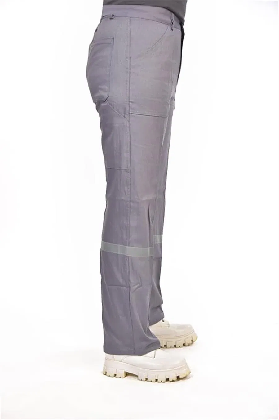 İş Pantolonu 16/12 Kargo Cepli Reflektörlü Gri Unisex thumbnail 2