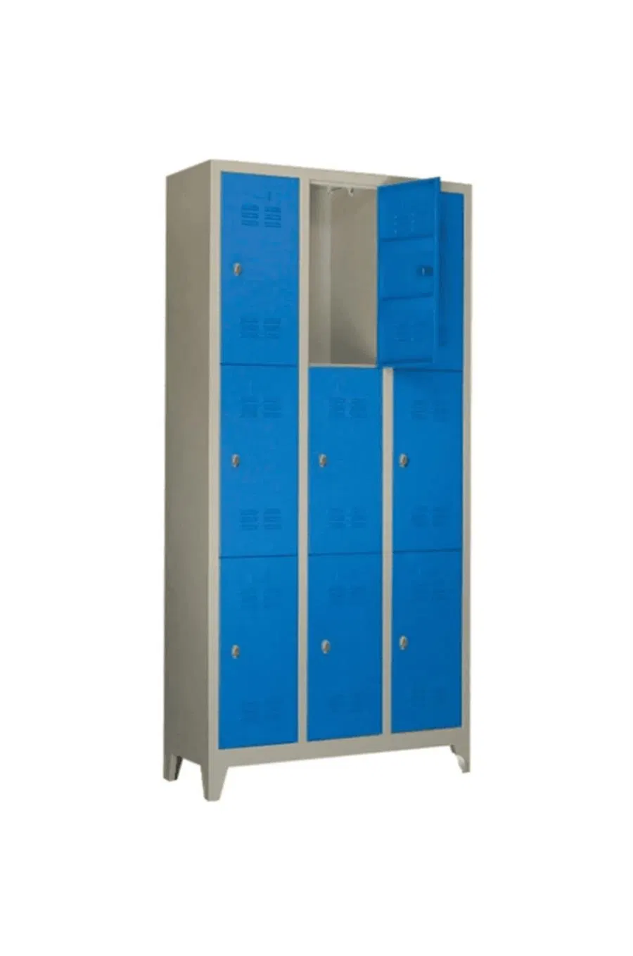 9'lu Çelik Soyunma Dolabı