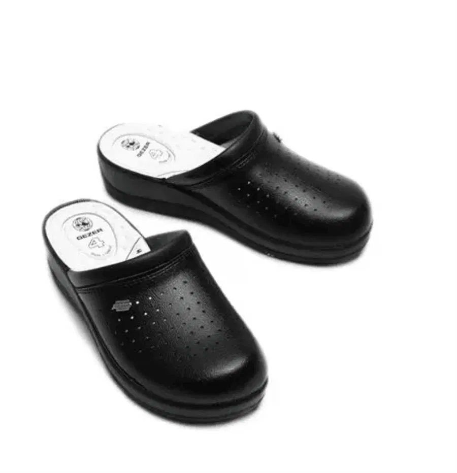 Gezer Yazlık Unisex 4 Nokta Yastıklı Sabo Terlik Siyah thumbnail 2