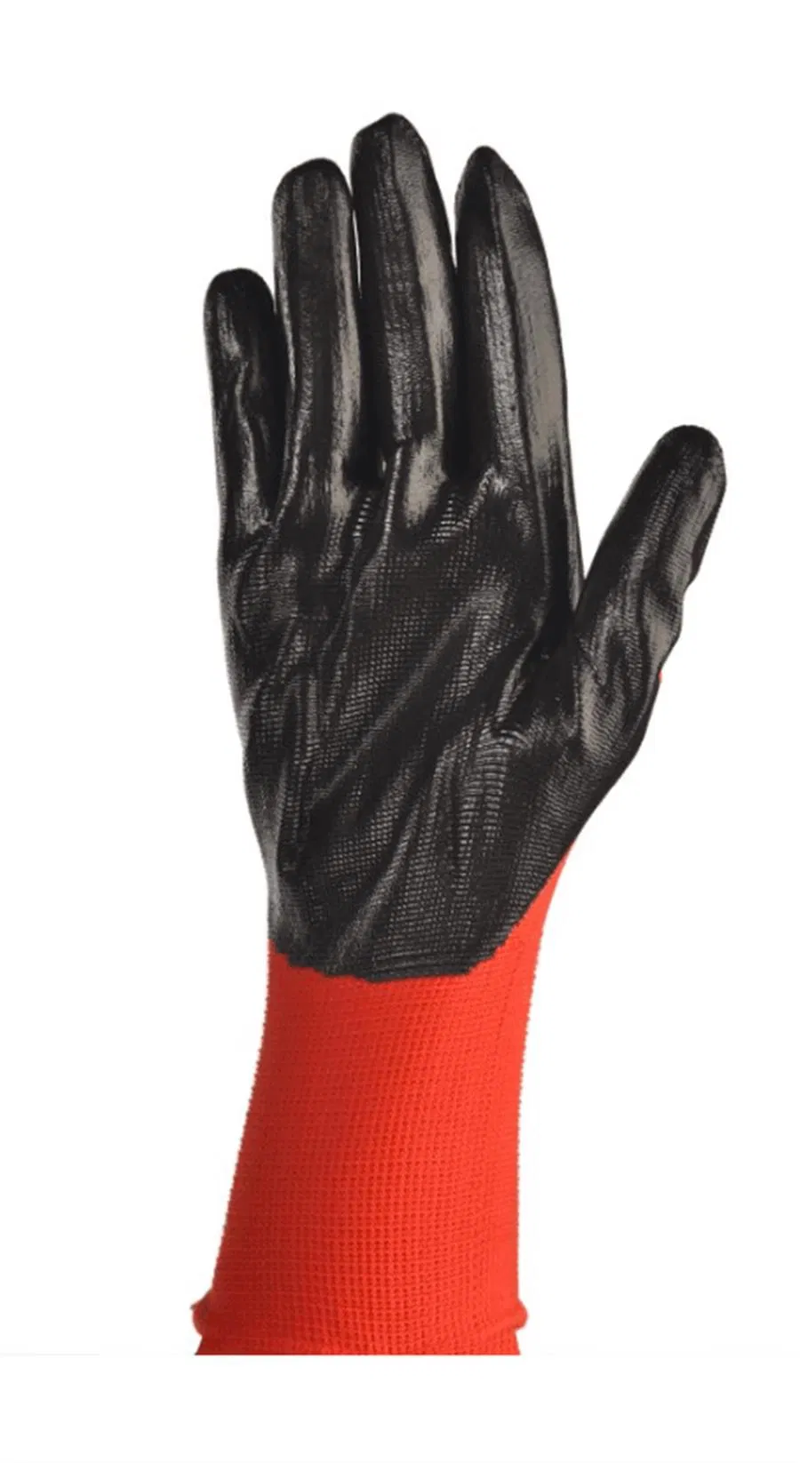 Vento V13 Nitril Kaplamalı İş Eldiveni Kırmızı-Siyah thumbnail 2