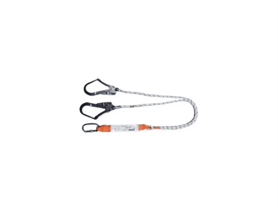 Lanyard Çift Kollu Statik Halatlı Şok Emicili